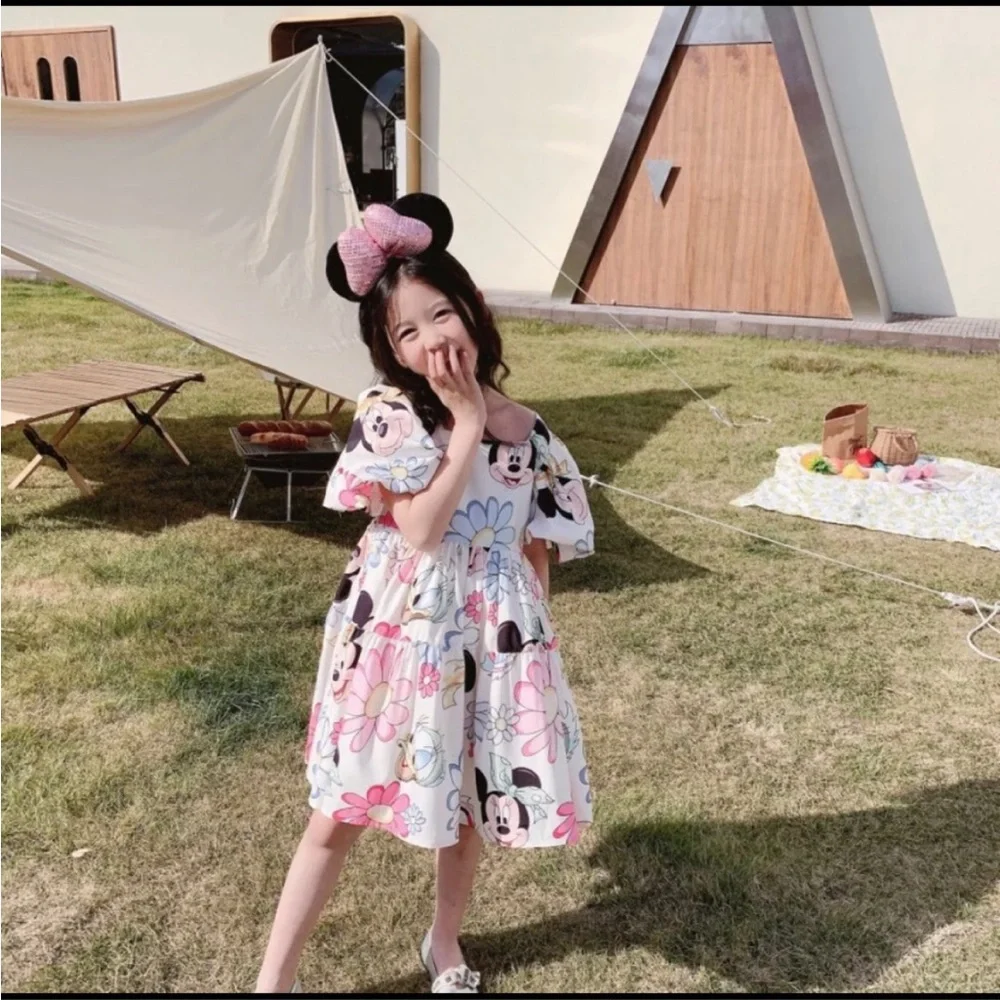 Minnie Mouse and Daisy Duck floral dress - Picture 4 of 11